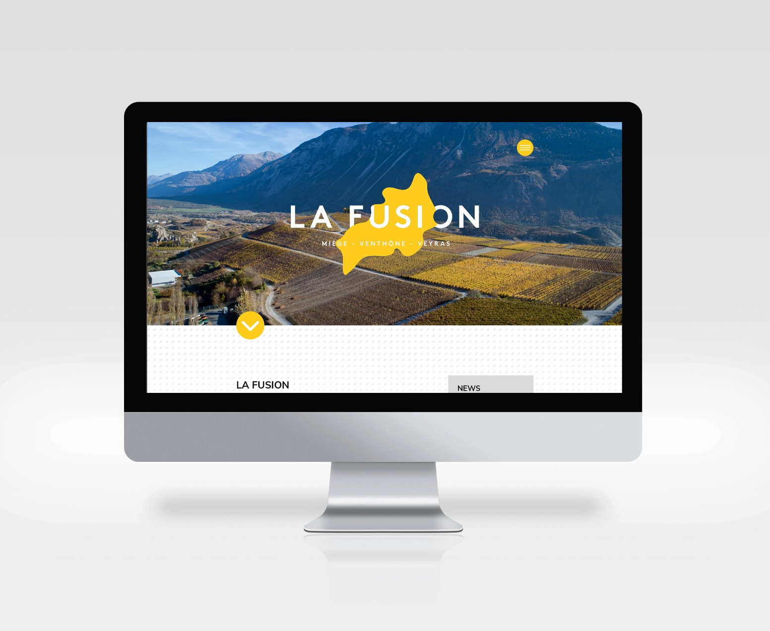 Campagne de communication Noble-Contrée Fusion des communes de Veyras, Miège et Venthône